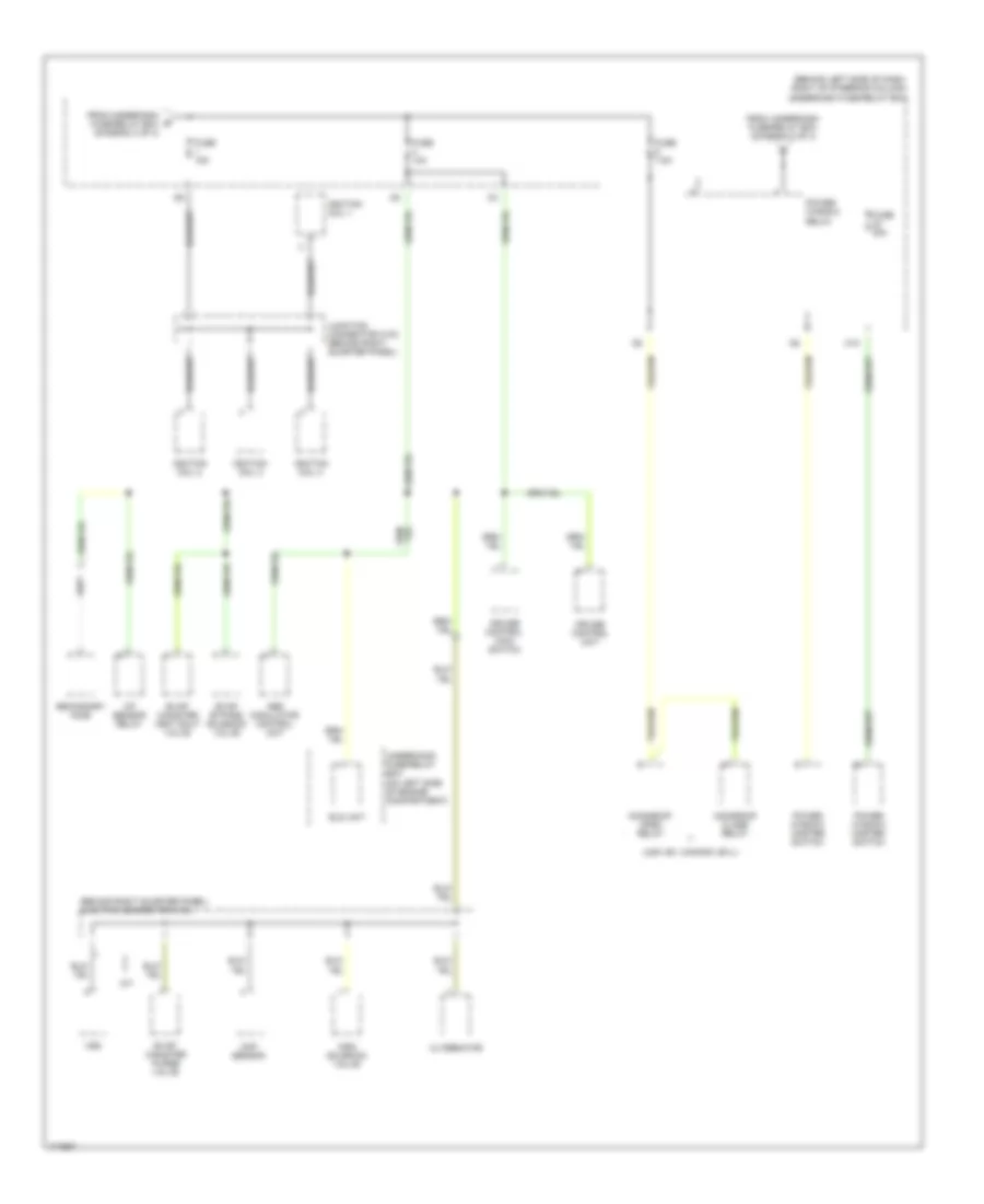 Power Distribution Wiring Diagram 4 of 4 for Honda CR V LX 2003