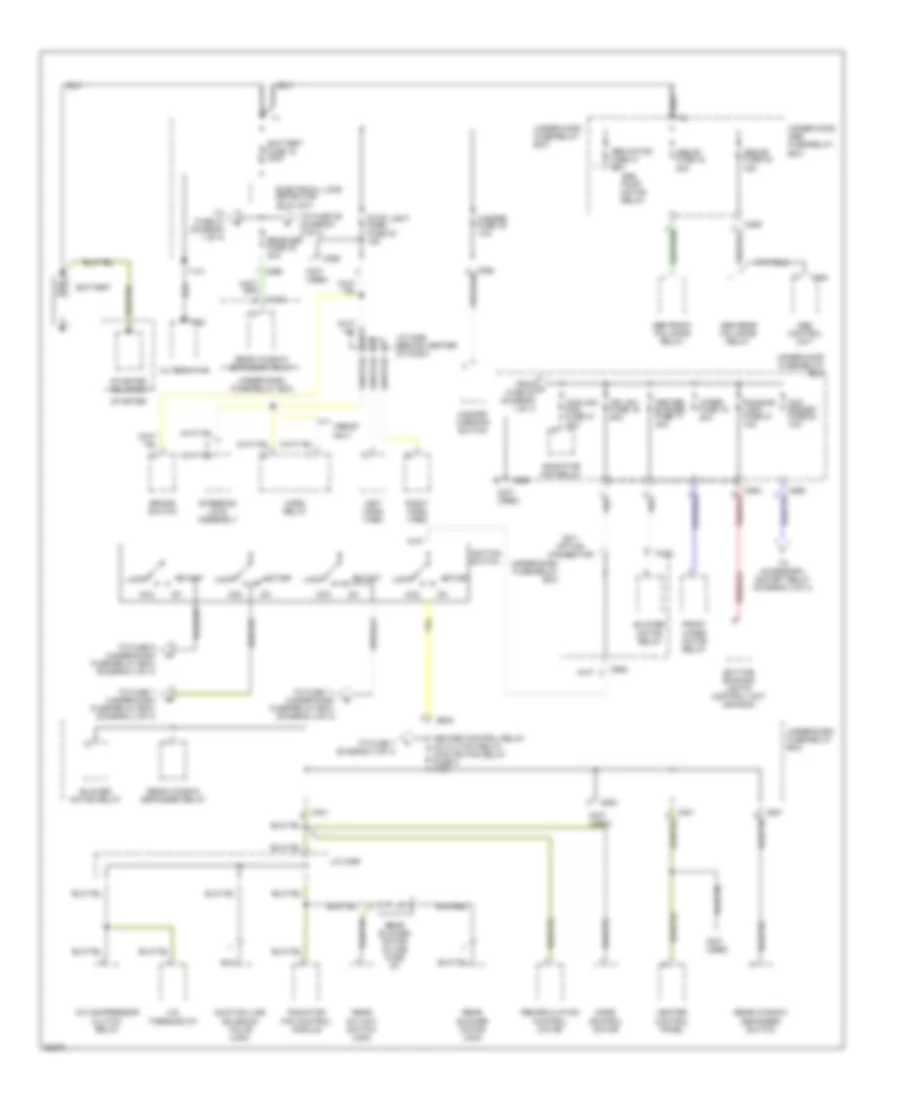 Power Distribution Wiring Diagram 1 of 4 for Honda Odyssey EX 1995