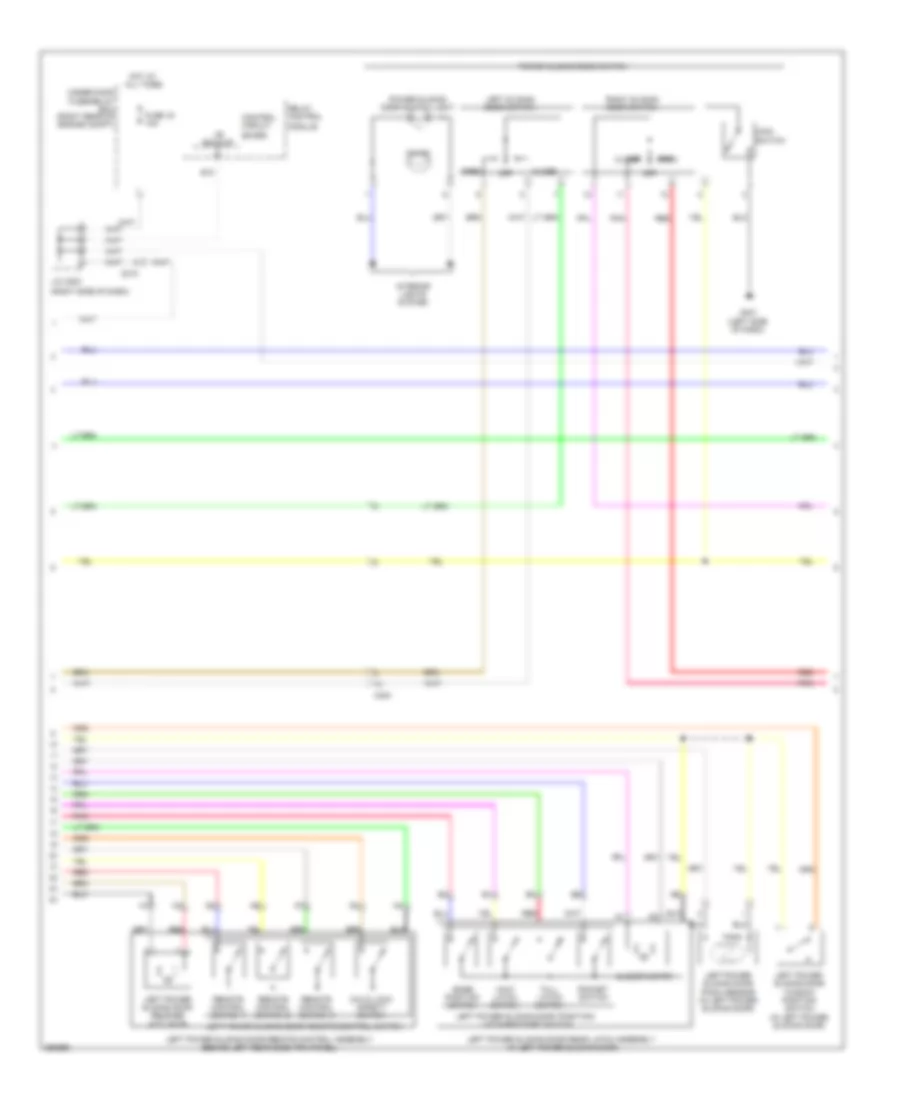 Power Sliding Door Wiring Diagram 2 of 4 for Honda Odyssey Touring 2012