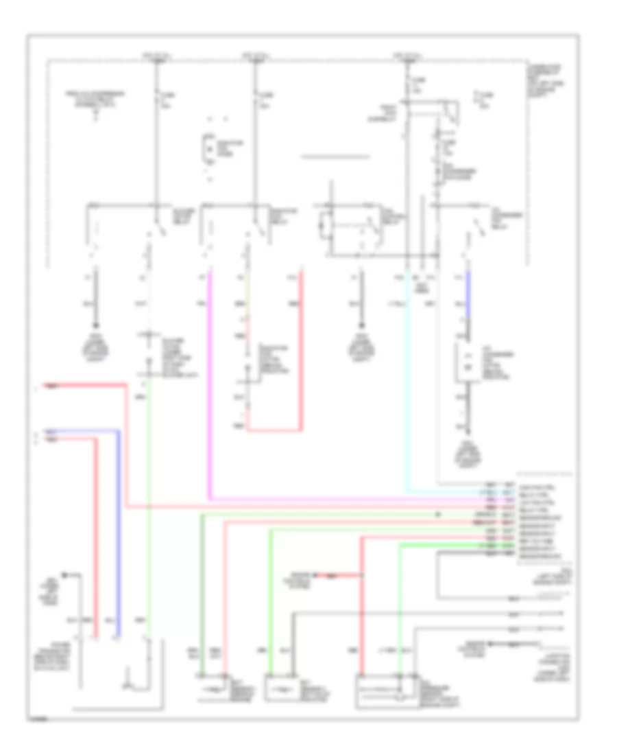 Manual A C Wiring Diagram 2 of 2 for Honda CR V EX 2009