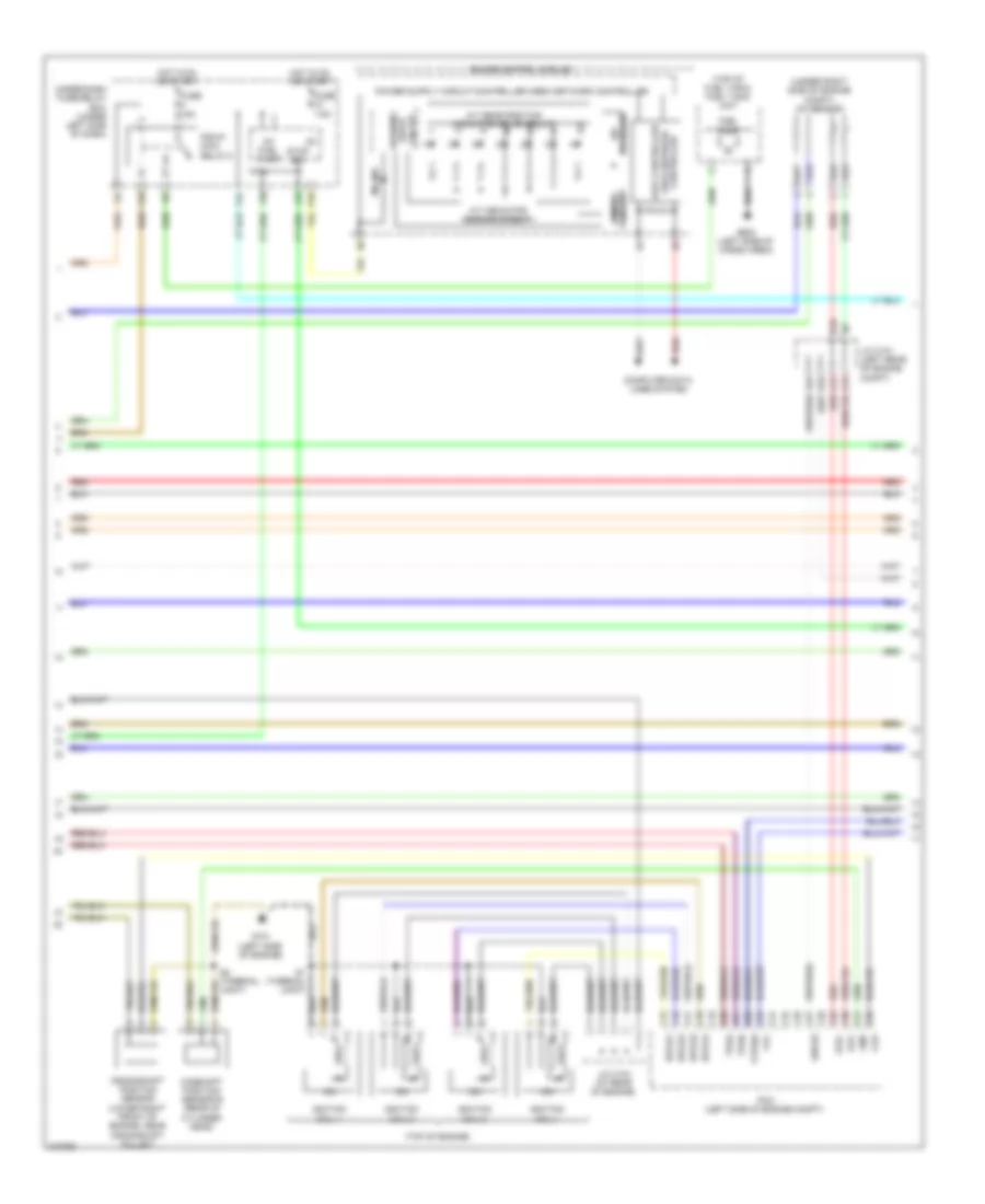 2.4L, Engine Performance Wiring Diagram (2 of 4) for Honda CR-V EX 2009