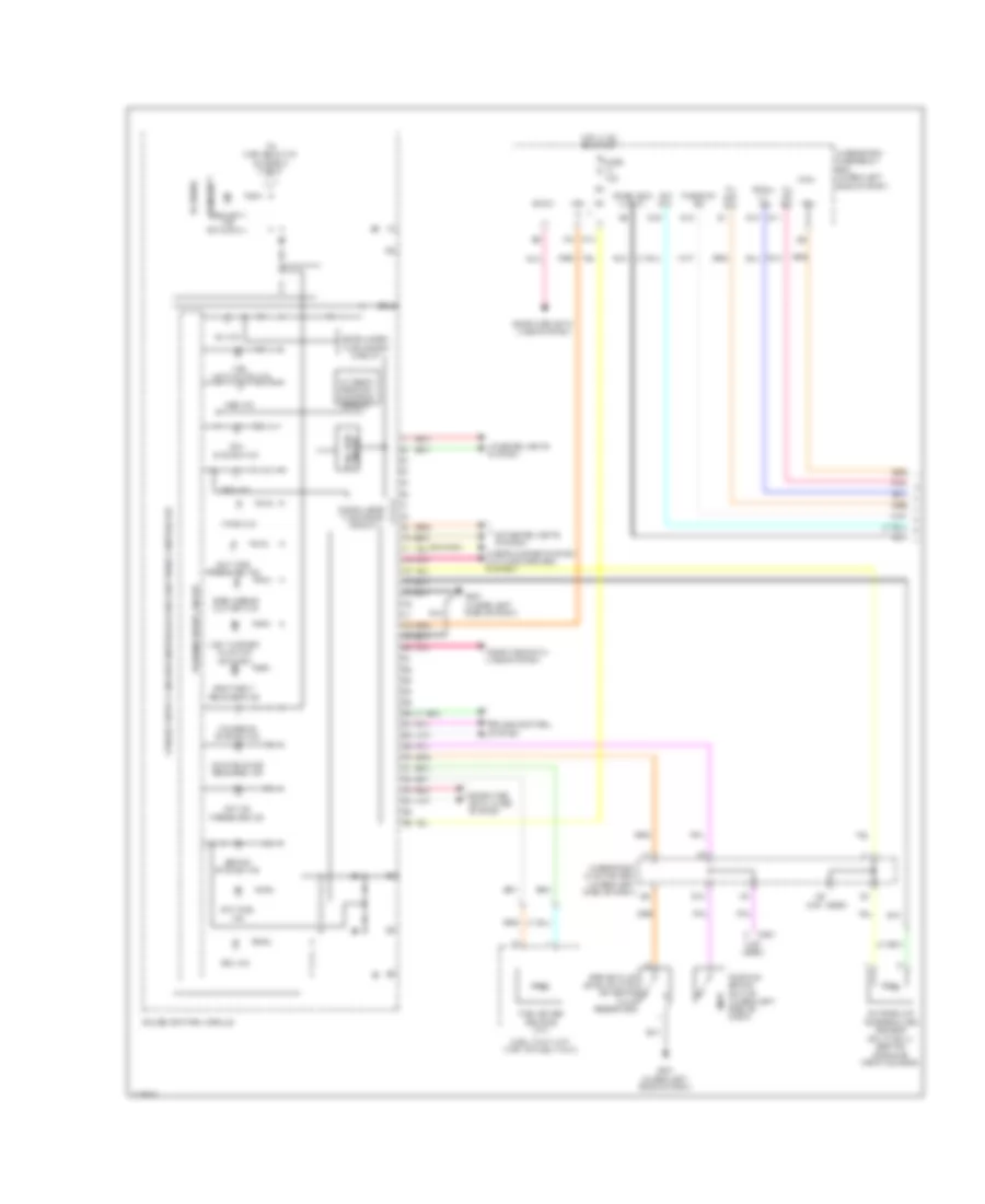 Instrument Cluster Wiring Diagram 1 of 2 for Honda CR V EX 2009