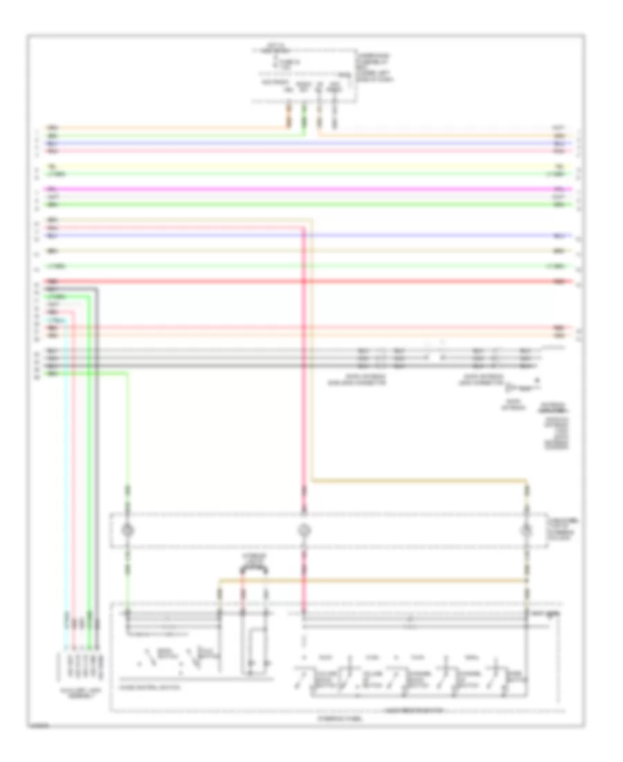 Navigation Wiring Diagram 2 of 3 for Honda CR V EX 2009