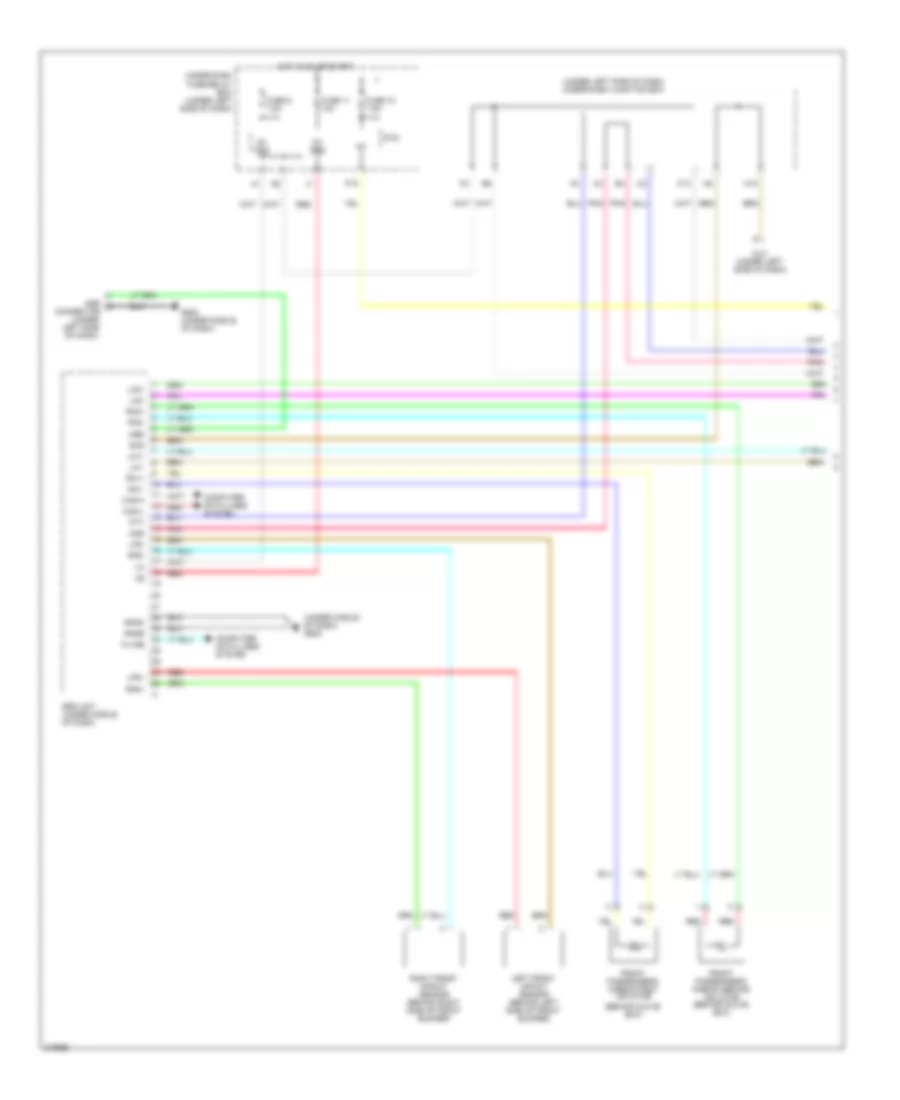 Supplemental Restraints Wiring Diagram 1 of 4 for Honda CR V EX 2009