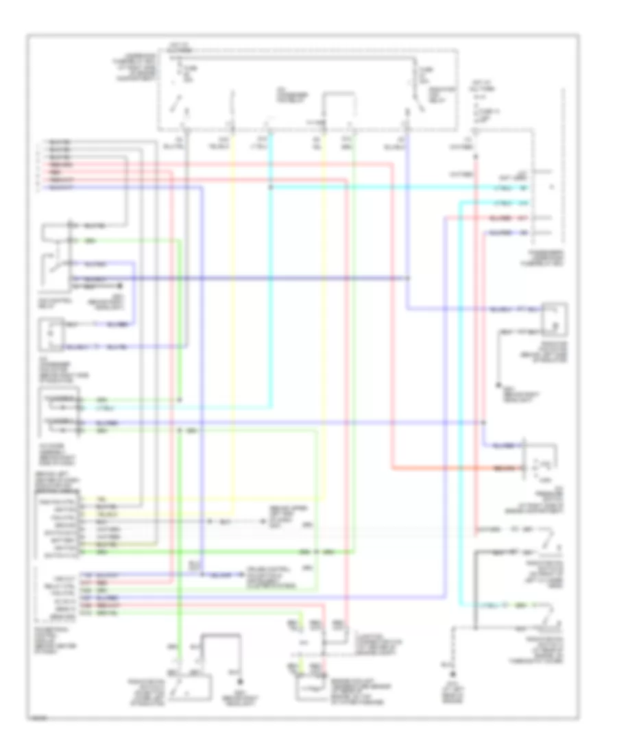 Automatic A C Wiring Diagram 3 of 3 for Honda Pilot EX 2004