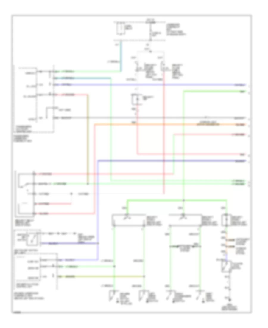 Forced Entry Wiring Diagram LX 1 of 2 for Honda Pilot EX 2004