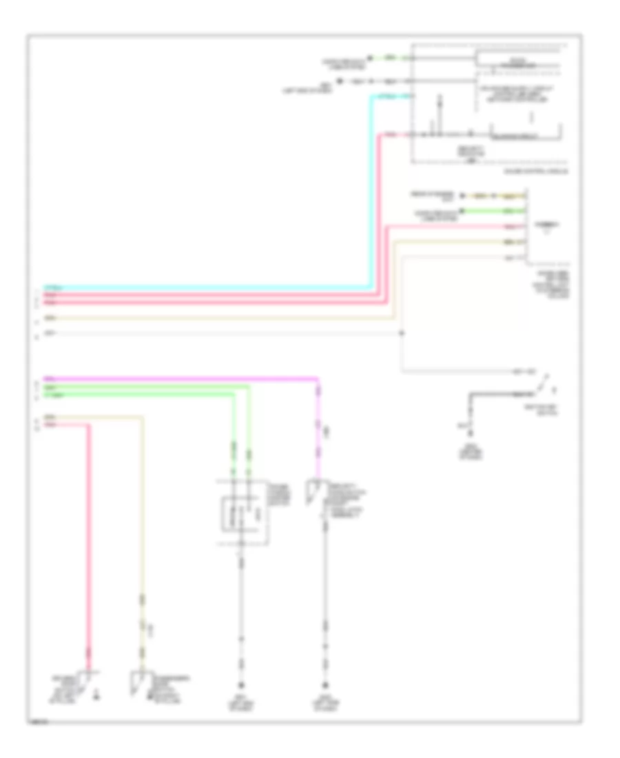 Power Door Locks Wiring Diagram (2 of 2) for Honda CR-Z EX 2014