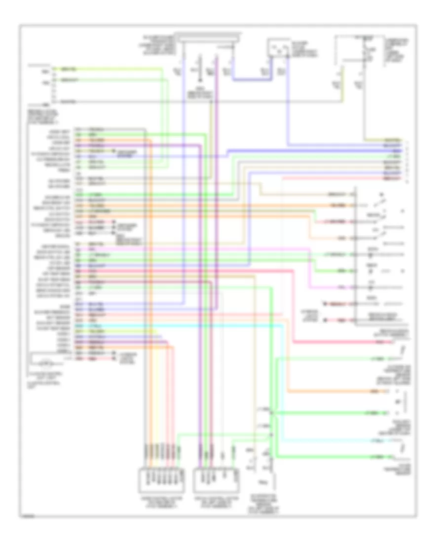 Automatic AC Wiring Diagram, Hybrid (1 of 2) for Honda Civic 2004