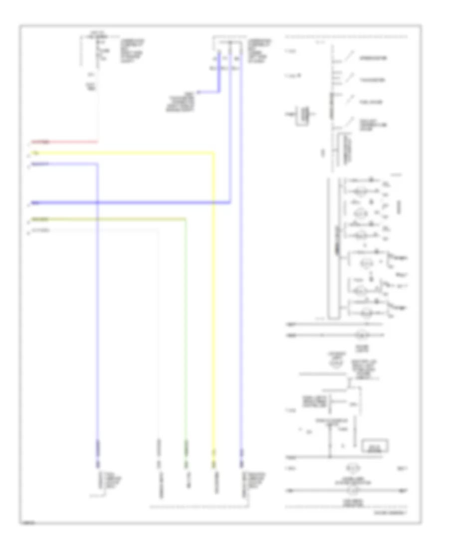 Instrument Cluster Wiring Diagram, DX, GX (2 of 2) for Honda Civic 2004