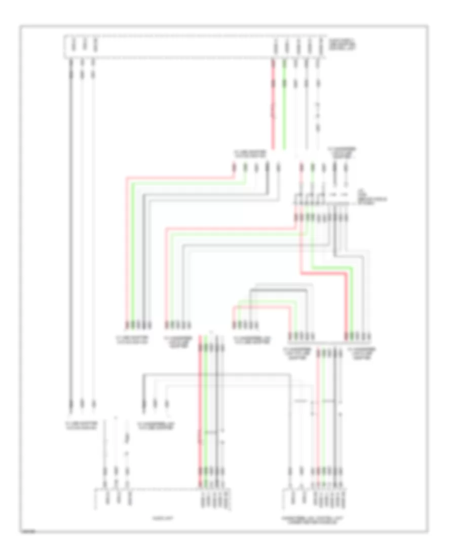 GA-NET BusGA-NET Audio Wiring Diagram, without Navigation without XM Radio for Honda Pilot EX 2012