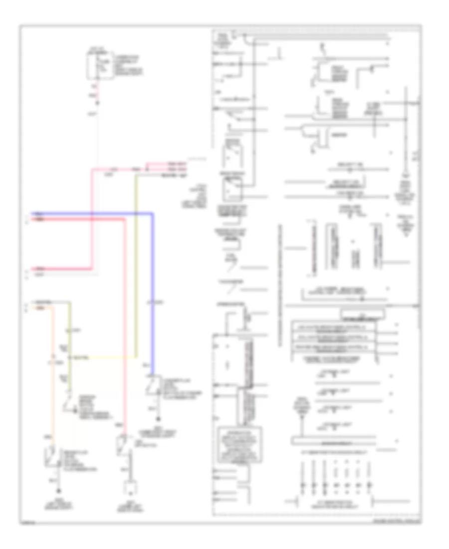Instrument Cluster Wiring Diagram (2 of 2) for Honda Pilot EX 2012