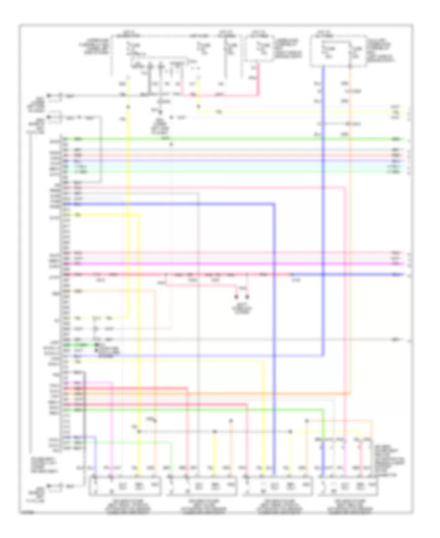 Memory Seat Wiring Diagram (1 of 2) for Honda Pilot EX 2012