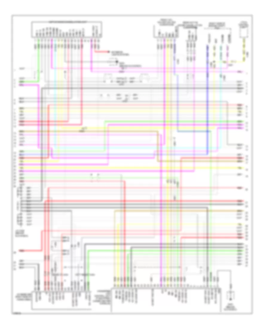 Navigation Wiring Diagram (4 of 6) for Honda Pilot EX 2012