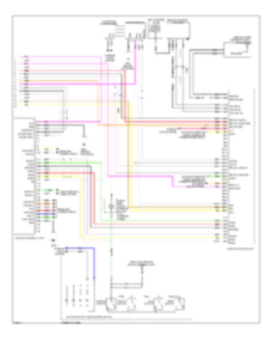 Navigation Wiring Diagram 6 of 6 for Honda Pilot EX 2012
