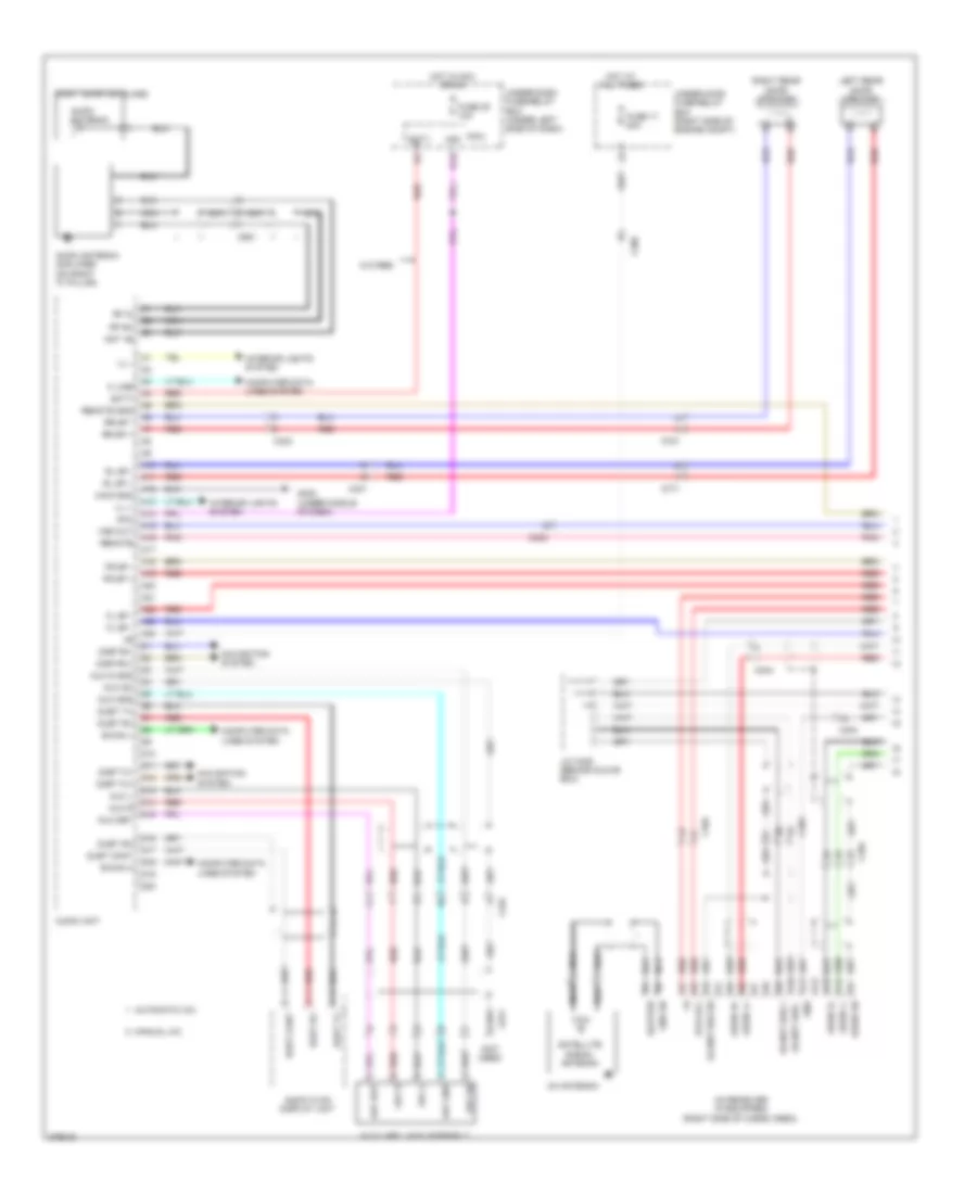 Base Radio Wiring Diagram 1 of 3 for Honda Pilot EX 2012