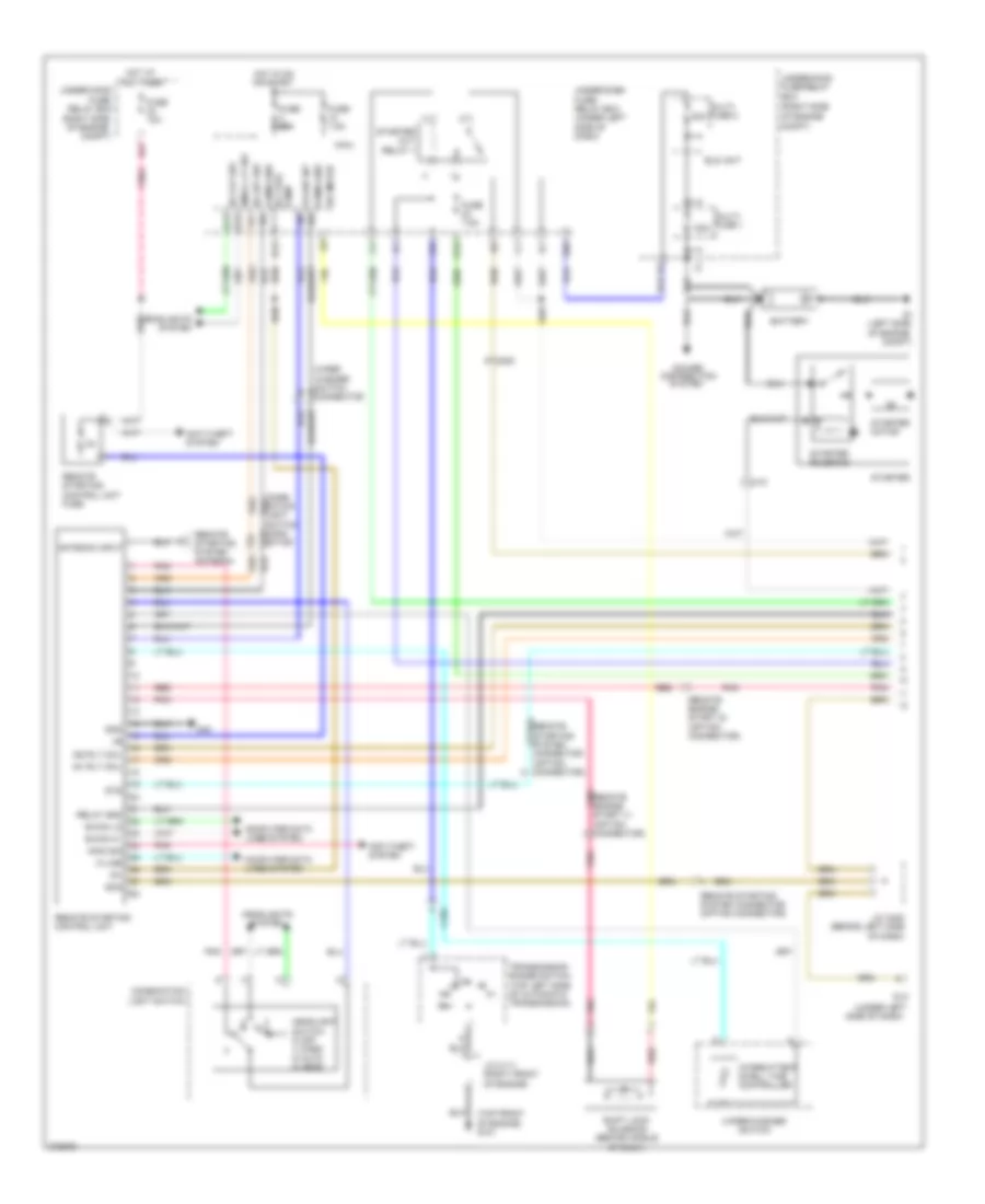 Remote Starting Wiring Diagram (1 of 2) for Honda Pilot EX 2012