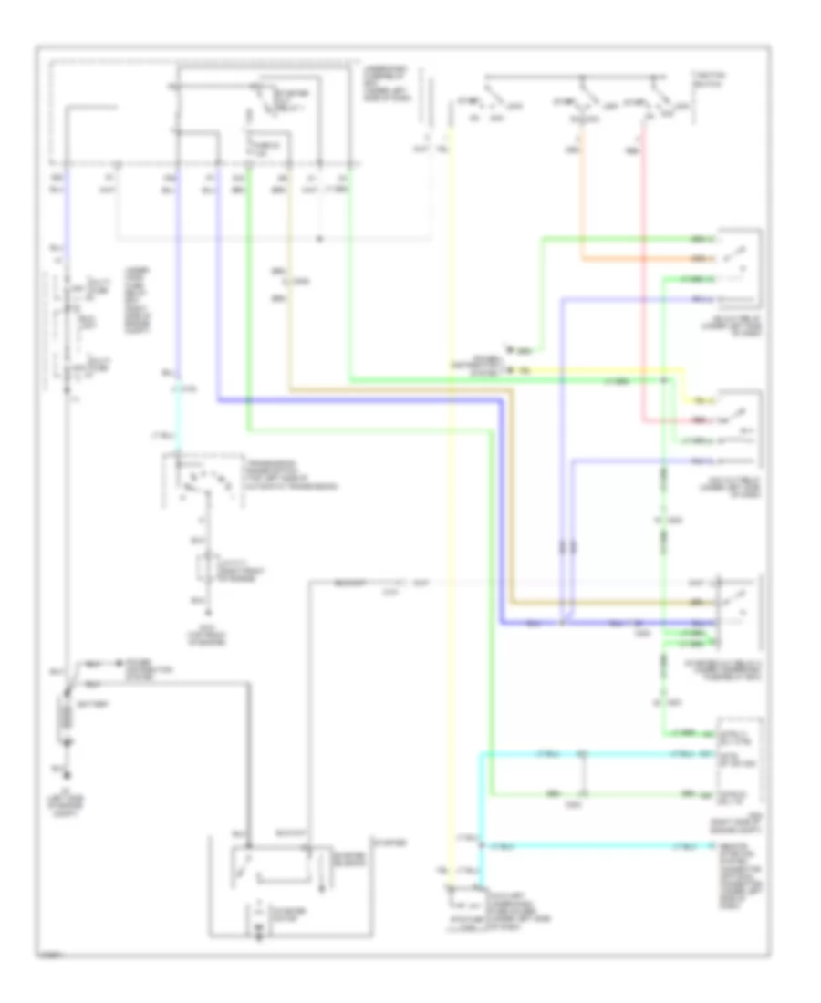 Starting Wiring Diagram for Honda Pilot EX 2012