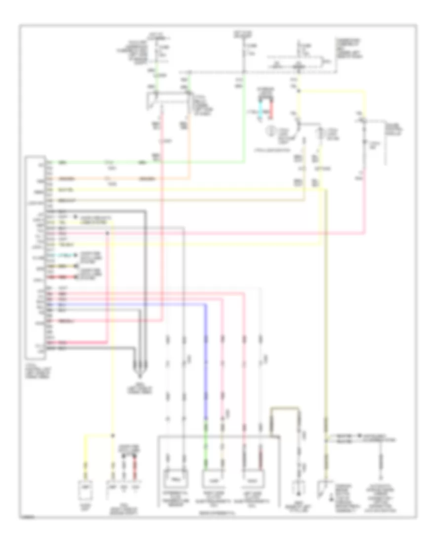 4WD Wiring Diagram for Honda Pilot EX 2012