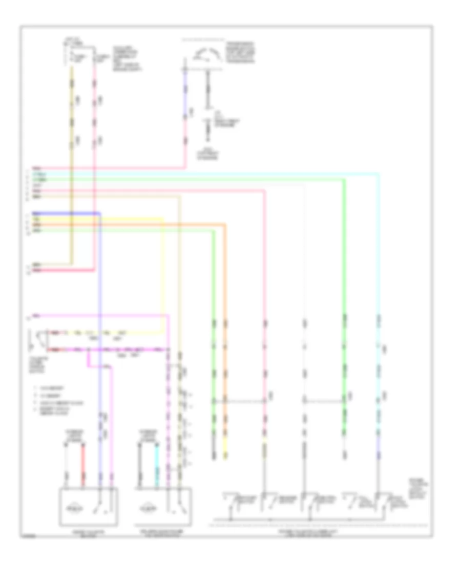 Power Tailgate Wiring Diagram (2 of 2) for Honda Pilot EX 2012