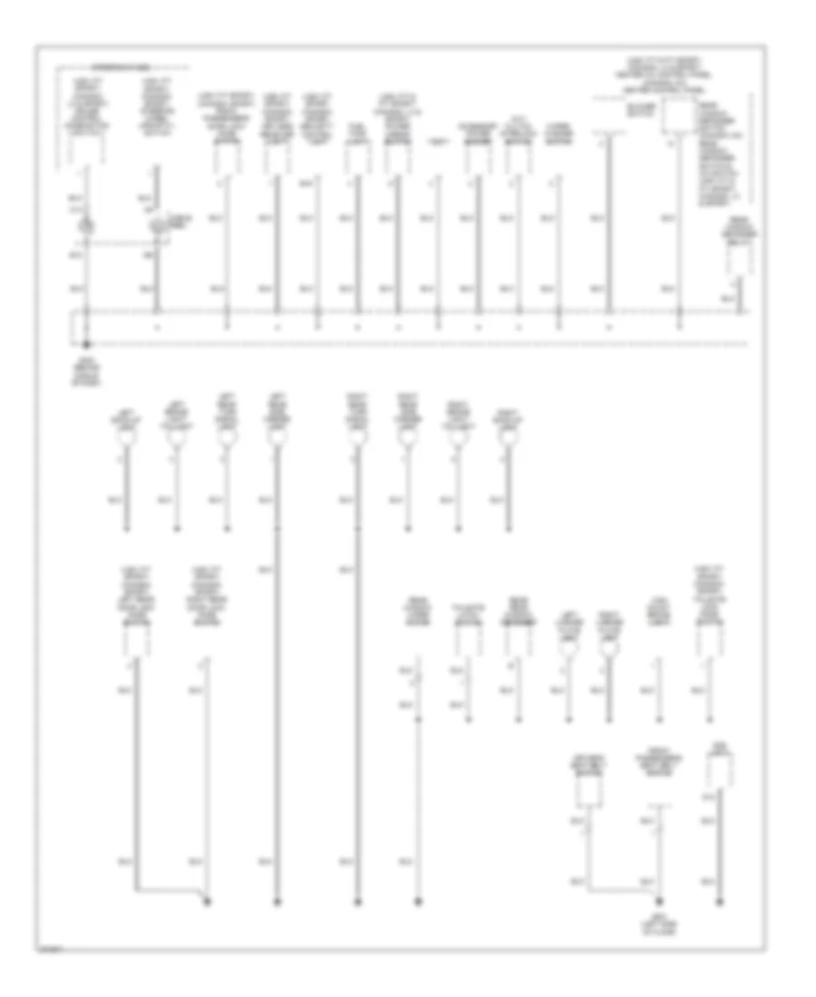Ground Distribution Wiring Diagram 3 of 3 for Honda Fit 2008