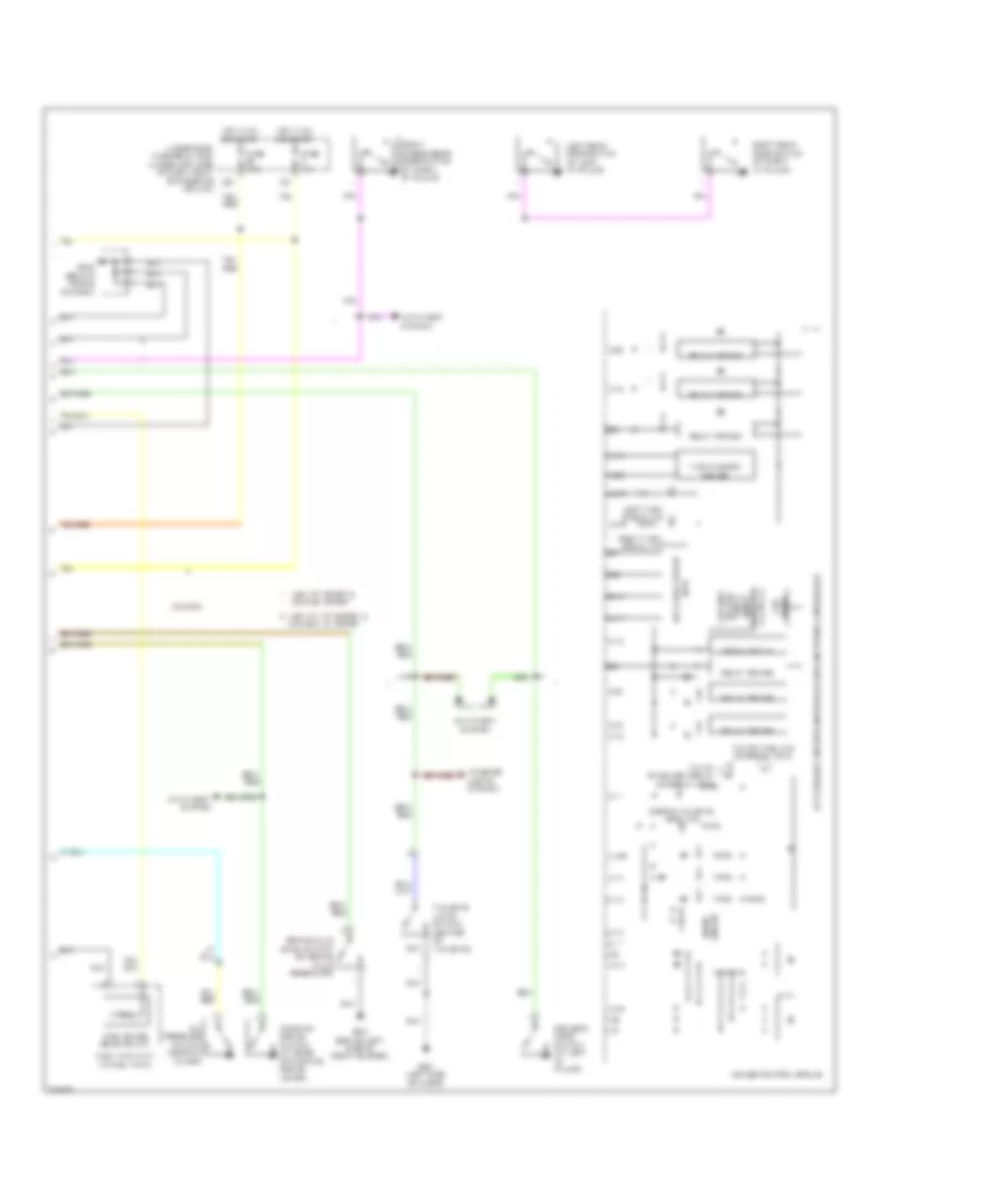 Instrument Cluster Wiring Diagram (2 of 2) for Honda Fit 2008