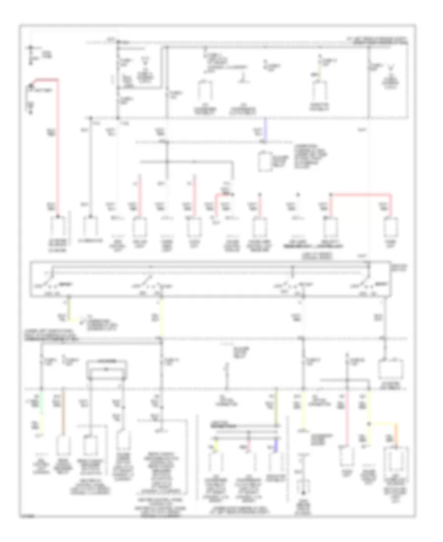 Power Distribution Wiring Diagram 1 of 3 for Honda Fit 2008