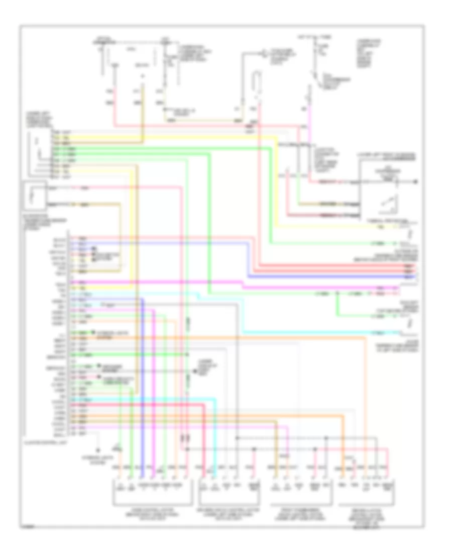 Automatic AC Wiring Diagram (1 of 2) for Honda CR-V LX 2009