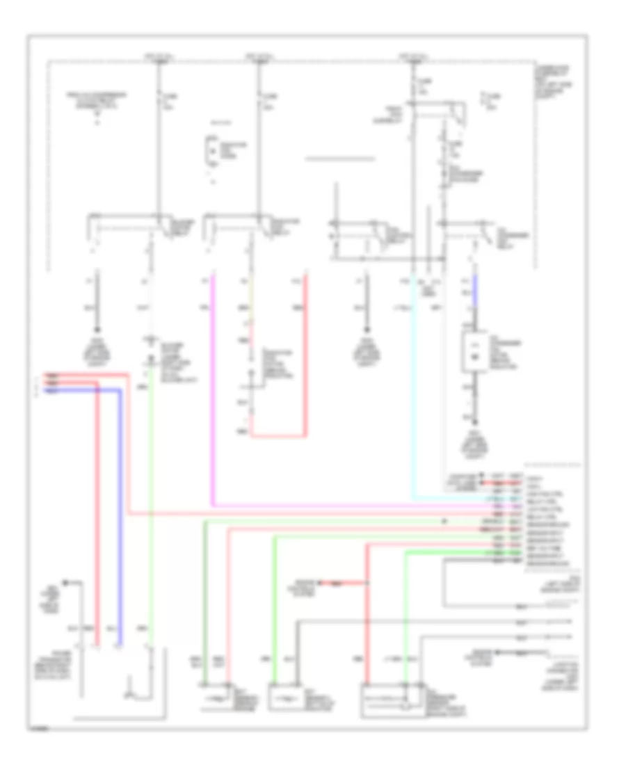 Automatic A C Wiring Diagram 2 of 2 for Honda CR V LX 2009