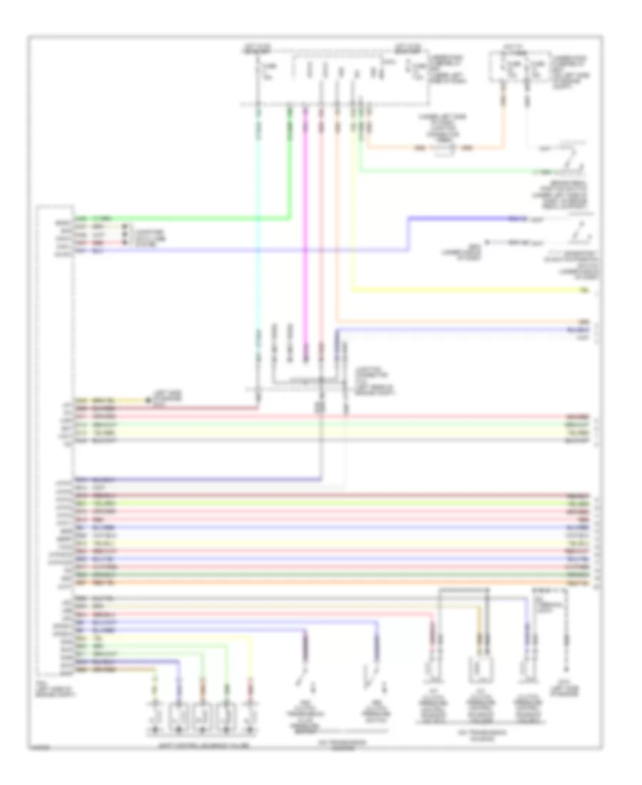 Transmission Wiring Diagram 1 of 2 for Honda CR V LX 2009