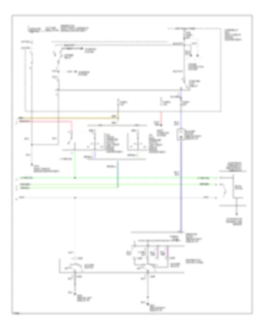 3.2L, AC Wiring Diagram, Early Production (2 of 2) for Honda Passport DX 1995