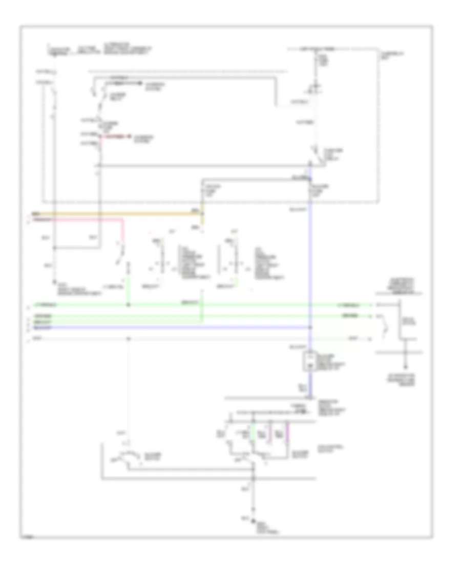 3 2L A C Wiring Diagram Late Production 2 of 2 for Honda Passport DX 1995