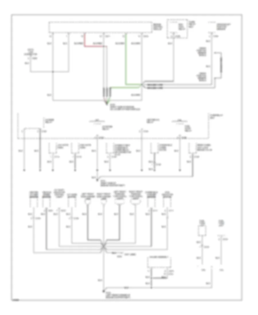 Ground Distribution Wiring Diagram, Late Production (2 of 3) for Honda Passport DX 1995