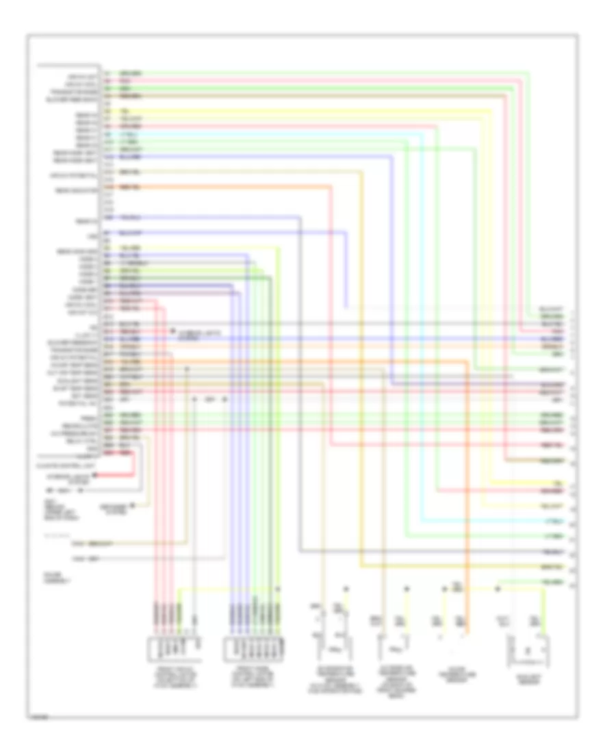 Automatic A C Wiring Diagram 1 of 3 for Honda Pilot LX 2004