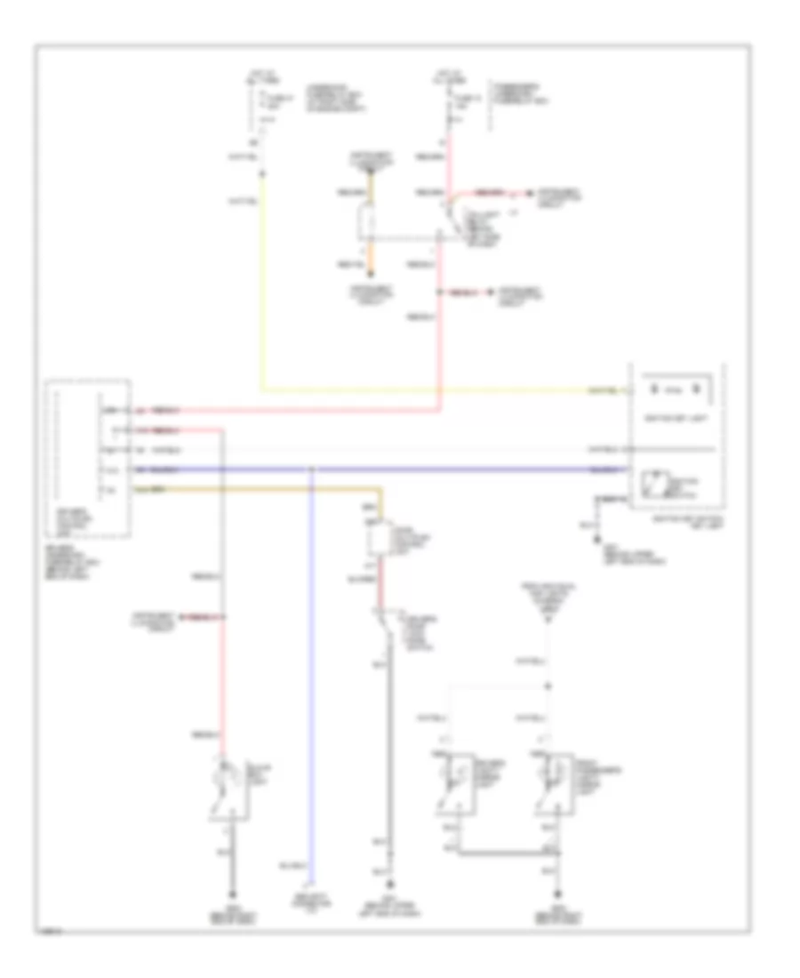 Courtesy Lamps Wiring Diagram 2 of 2 for Honda Pilot LX 2004