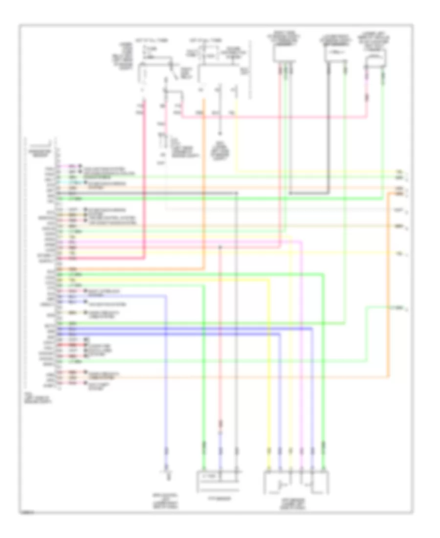 1 3L Hybrid Engine Controls Wiring Diagram 1 of 5 for Honda Civic GX 2011
