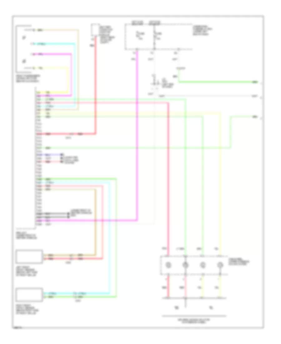 Supplemental Restraints Wiring Diagram Electric Vehicle 1 of 4 for Honda Fit EV 2014