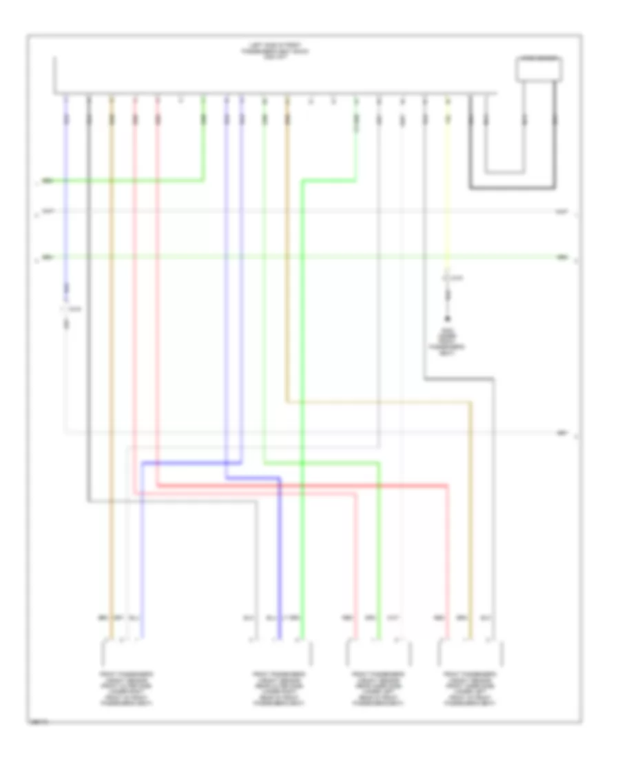 Supplemental Restraints Wiring Diagram, Electric Vehicle (2 of 4) for Honda Fit EV 2014