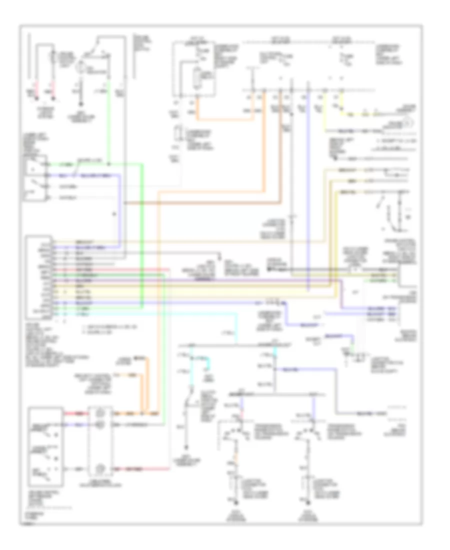 Cruise Control Wiring Diagram Except Hatchback  Hybrid for Honda Civic DX 2004