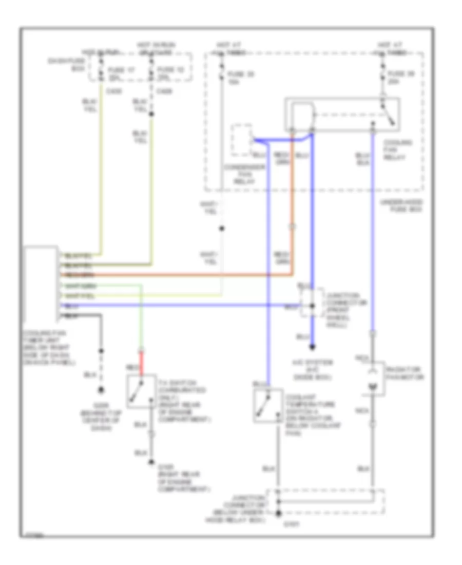 2 0L Cooling Fan Wiring Diagram with A C for Honda Prelude Si 1990