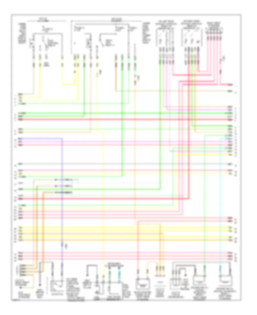 3.5L, Engine Performance Wiring Diagram (3 of 6) for Honda Pilot LX 2012