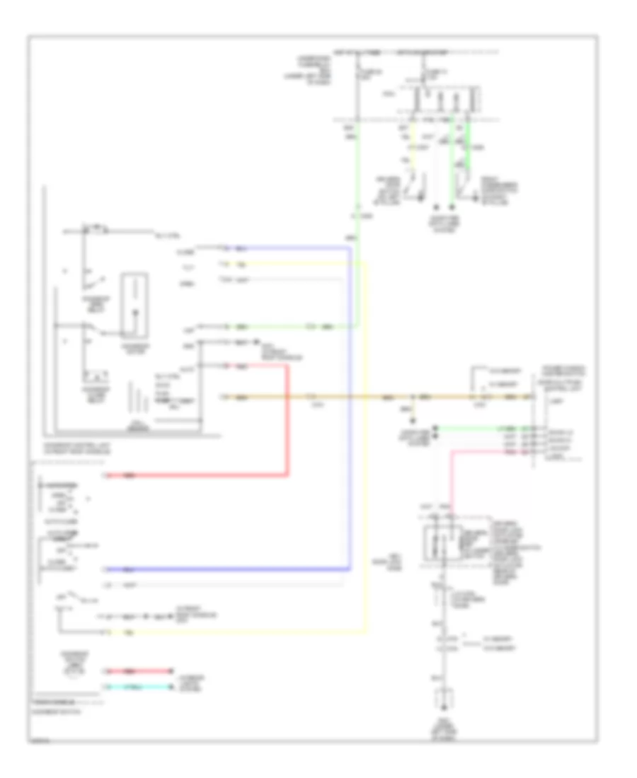 Power TopSunroof Wiring Diagram for Honda Pilot LX 2012