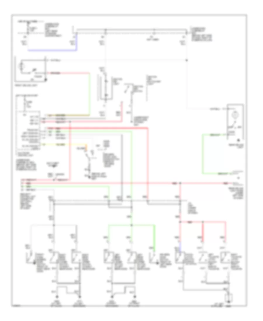 Courtesy Lamps Wiring Diagram, LX for Honda Element EX 2009
