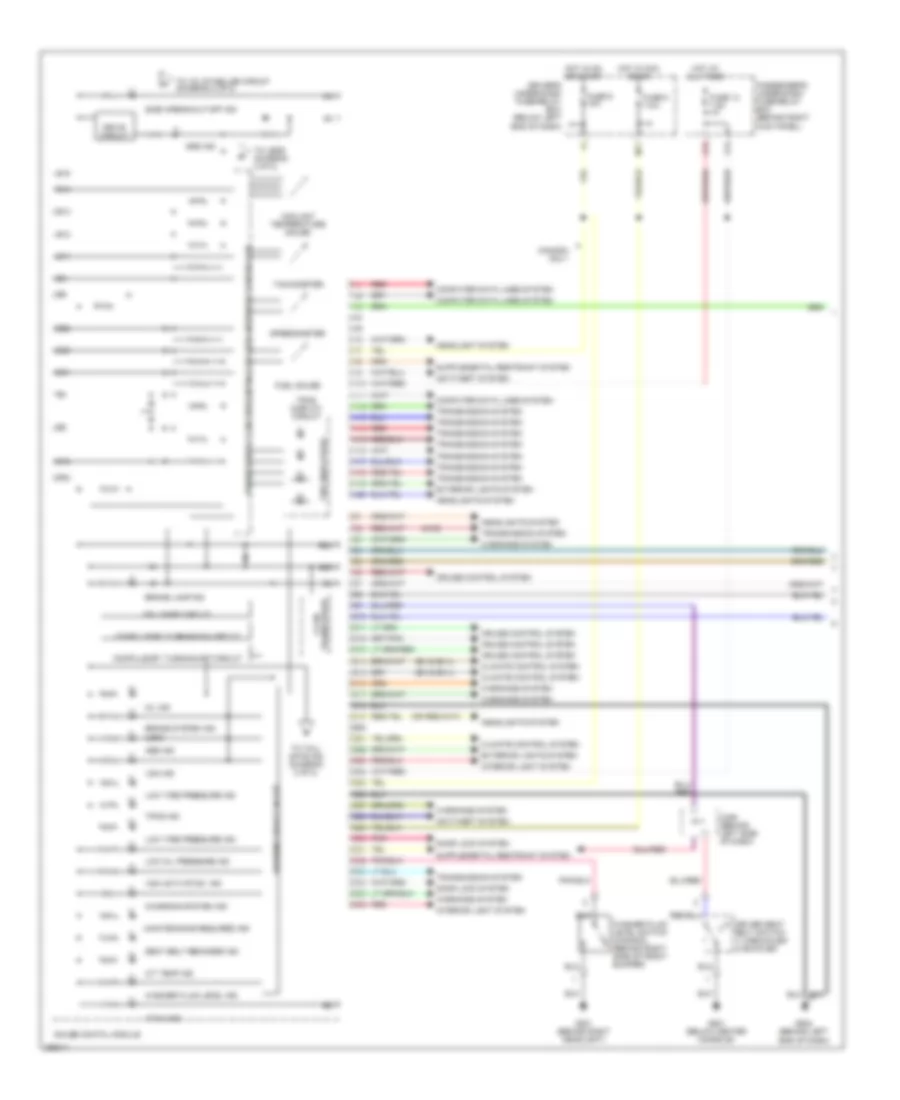 Instrument Cluster Wiring Diagram 1 of 2 for Honda Pilot EX 2007