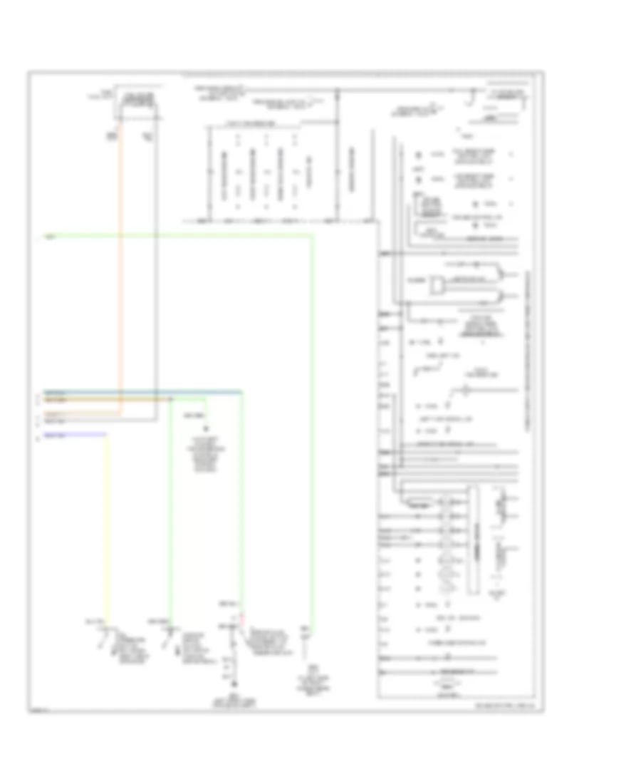 Instrument Cluster Wiring Diagram (2 of 2) for Honda Pilot EX 2007