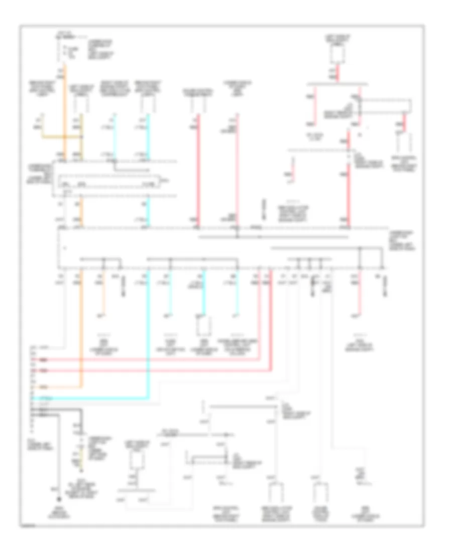 Data Link Connector Wiring Diagram, Except Hybrid for Honda Civic EX 2006