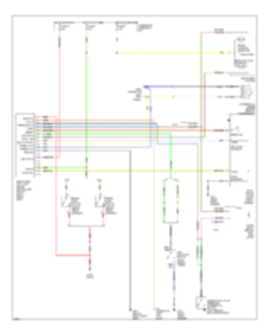 Anti lock Brake Wiring Diagrams Early Production for Honda Passport LX 1995