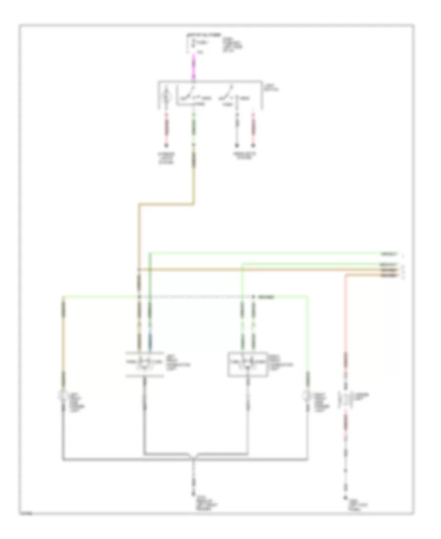 Exterior Lamps Wiring Diagram Early Production 1 of 2 for Honda Passport LX 1995