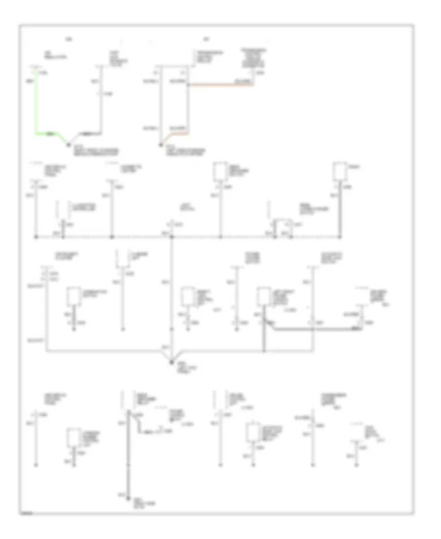 Ground Distribution Wiring Diagram Early Production 3 of 4 for Honda Passport LX 1995