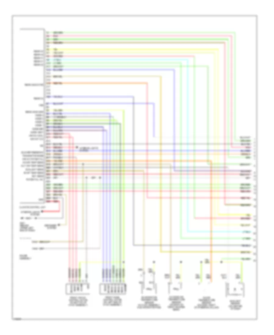Automatic A C Wiring Diagram 1 of 3 for Honda Pilot EX 2003