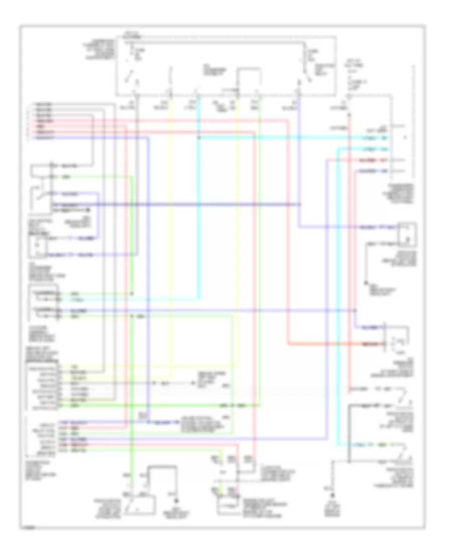 Automatic AC Wiring Diagram (3 of 3) for Honda Pilot EX 2003